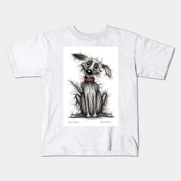 Mr Fluffy Kids T-Shirt by Keith Mills